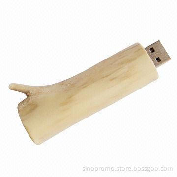 USB Sticks, Customized Colors are Welcome, Made of Eco-friendly Wood